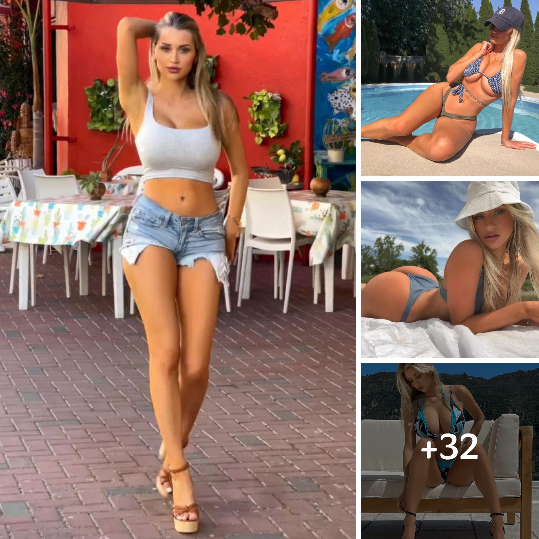 World’s sexiest ice hockey star Mikayla Demaiter is serving up some serious summer vibes in these tiny denim shorts.