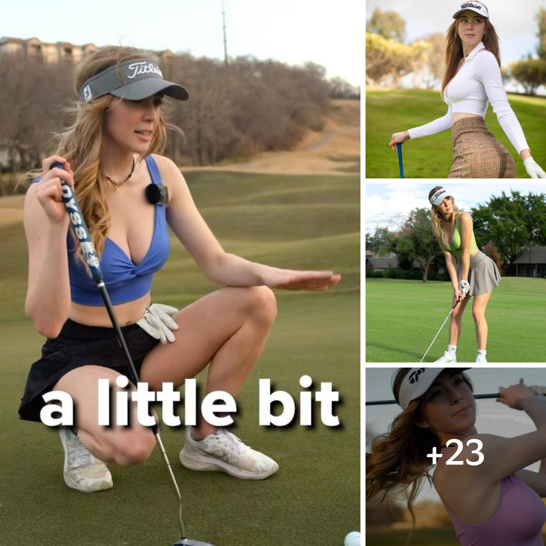 Golfer Grace Charis PROVES She Can Golf In Her Busty Crop Top