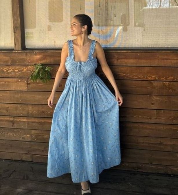 The Disney actress' stunning dress gave off the perfect summer vibe