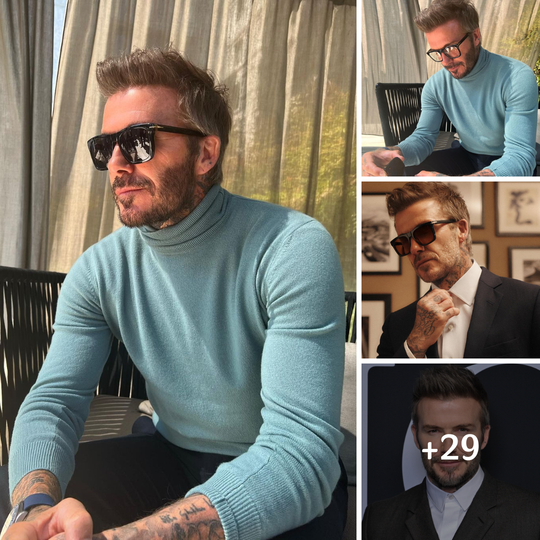 David Beckham Shows Off New Clip-On Shades From His Eyewear Line