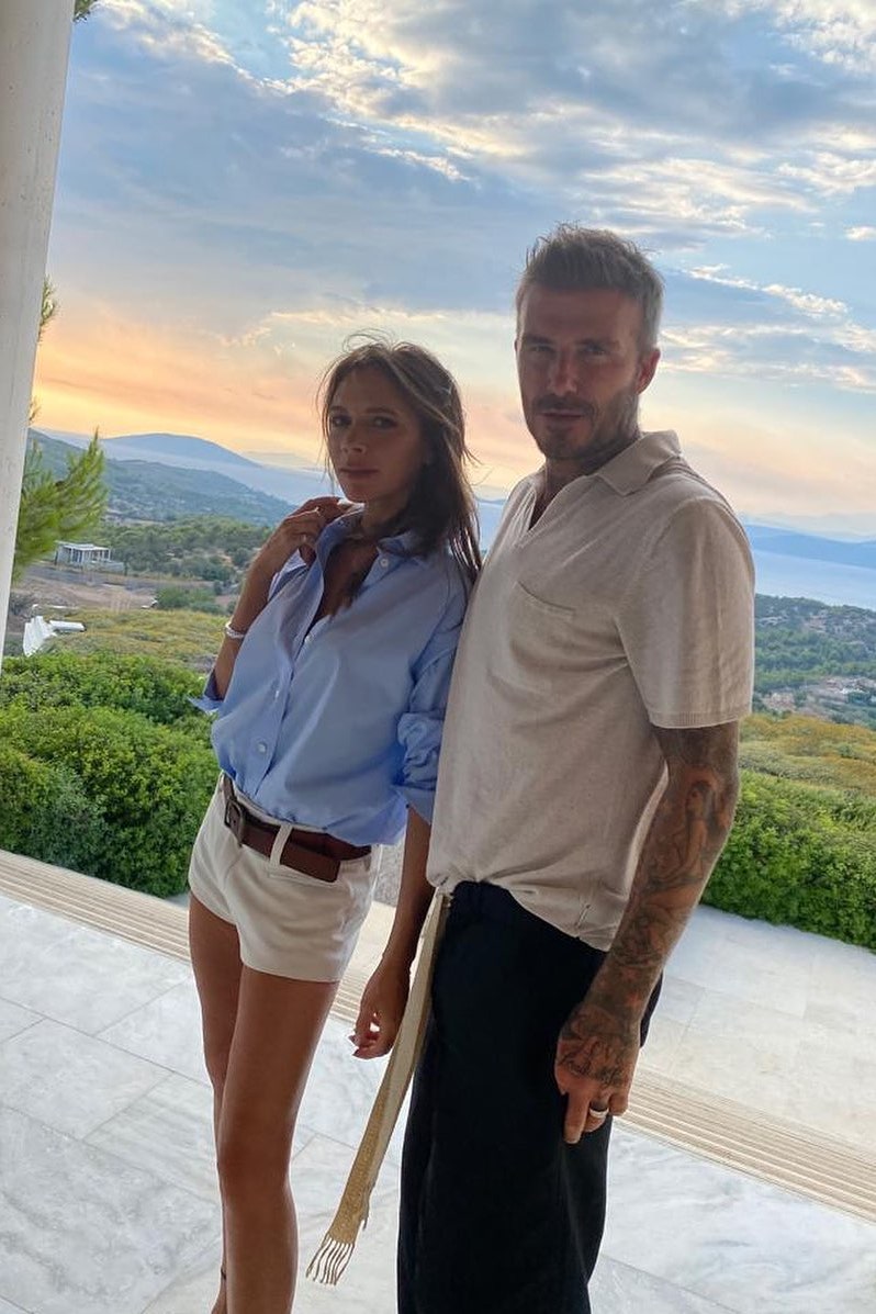 All the pictures from Victoria and David Beckham's picture-perfect Greek  getaway | Vogue India