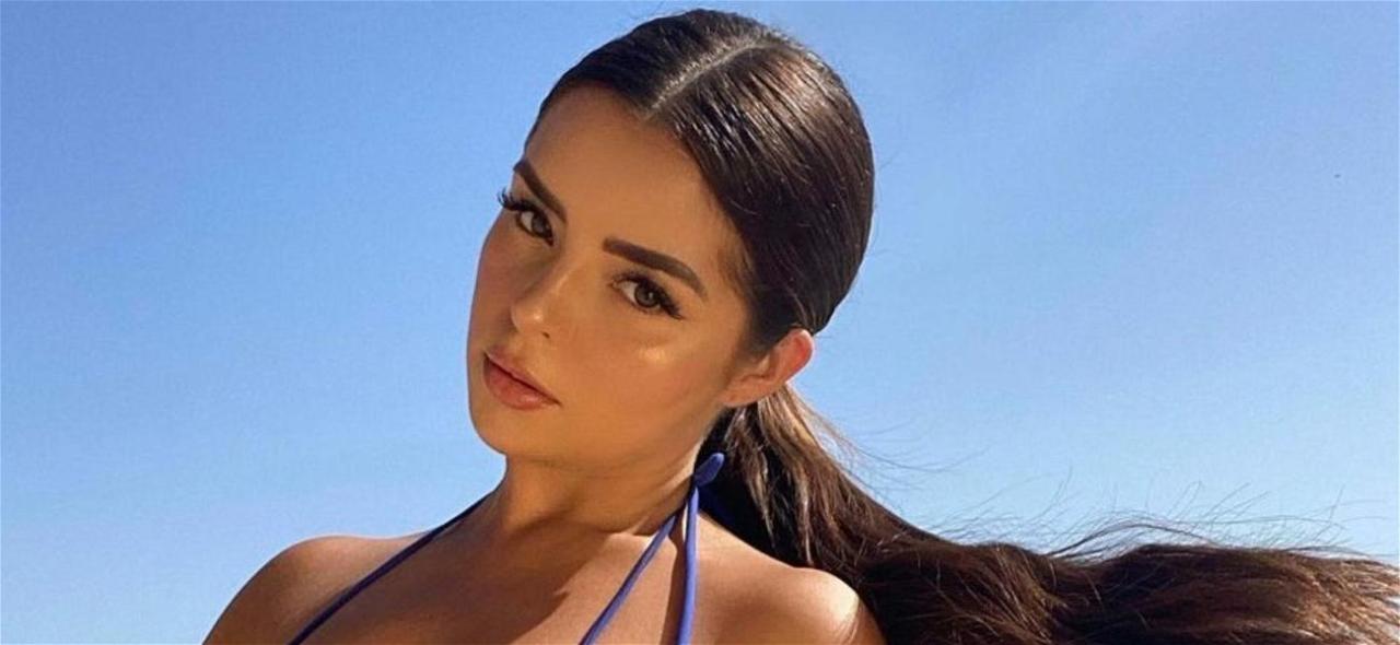 Demi Rose In Her Tiny Pink Bikini Goes ‘Day Finding The Flamingo’