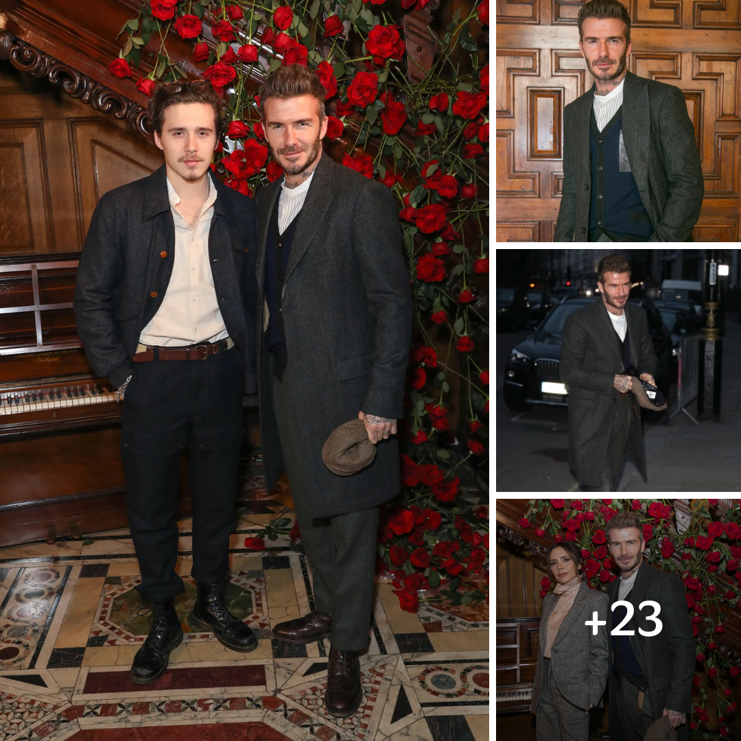 David Beckham just went full Peaky Blinders on us at London Fashion Week Men’s AW19