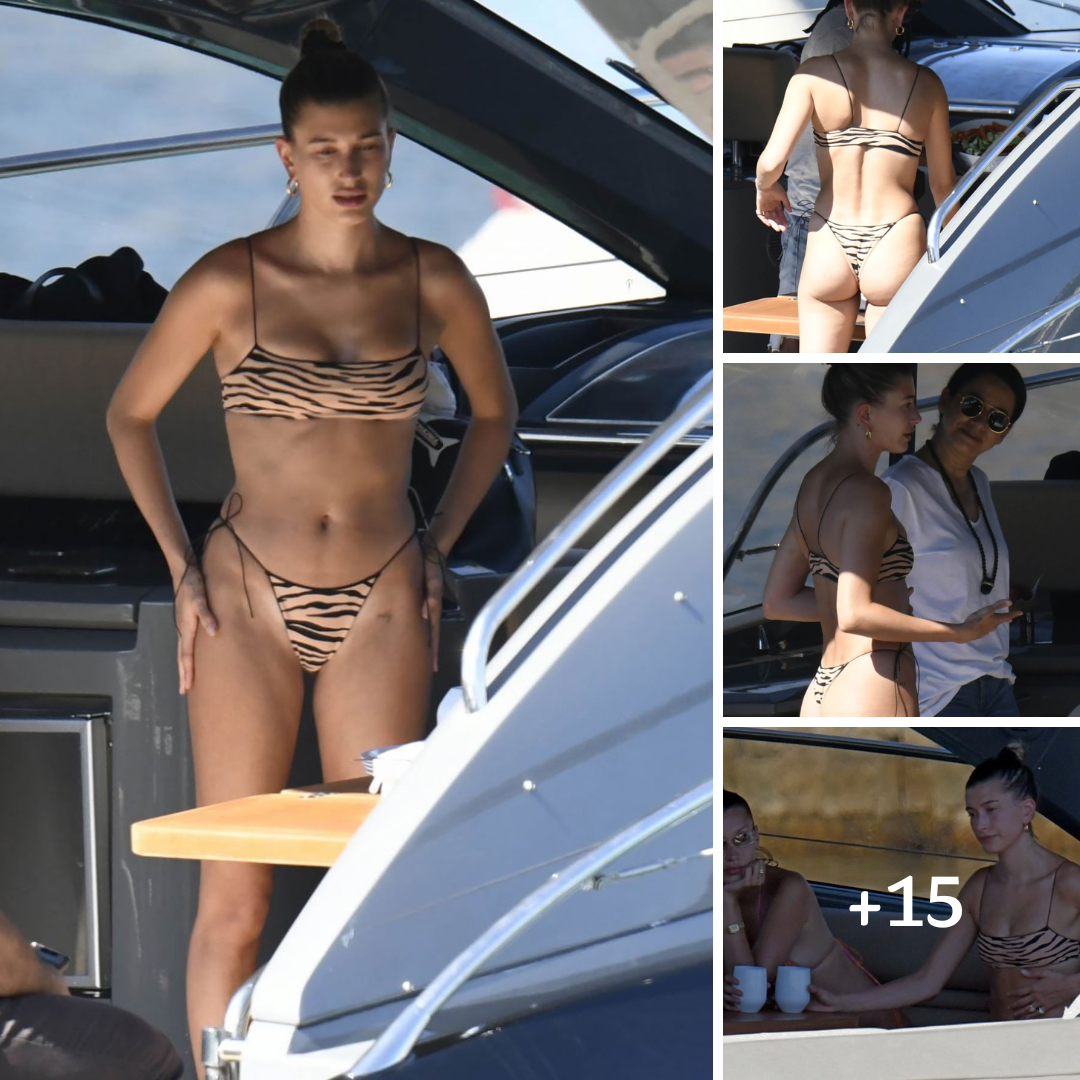 Hailey Baldwin and Bella Hadid Slay in Itty-Bitty Bikinis While on a Yacht in Italy