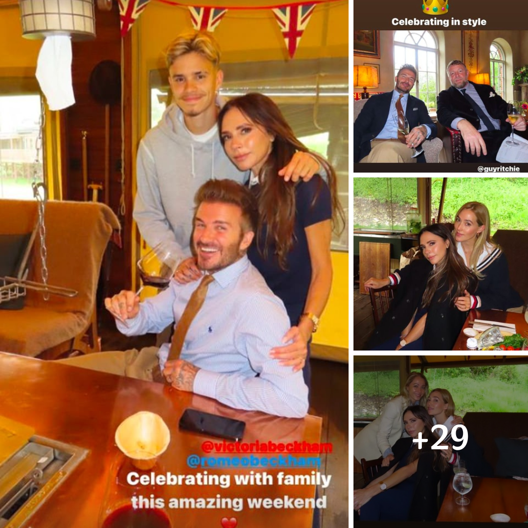 David and Victoria Beckham enjoy Coronation celebrations with Guy Ritchie and his wife Jacqui