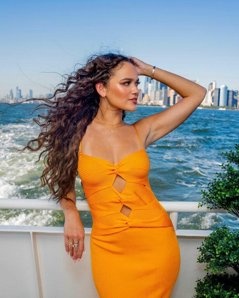 Madison Pettis posing for the camera.