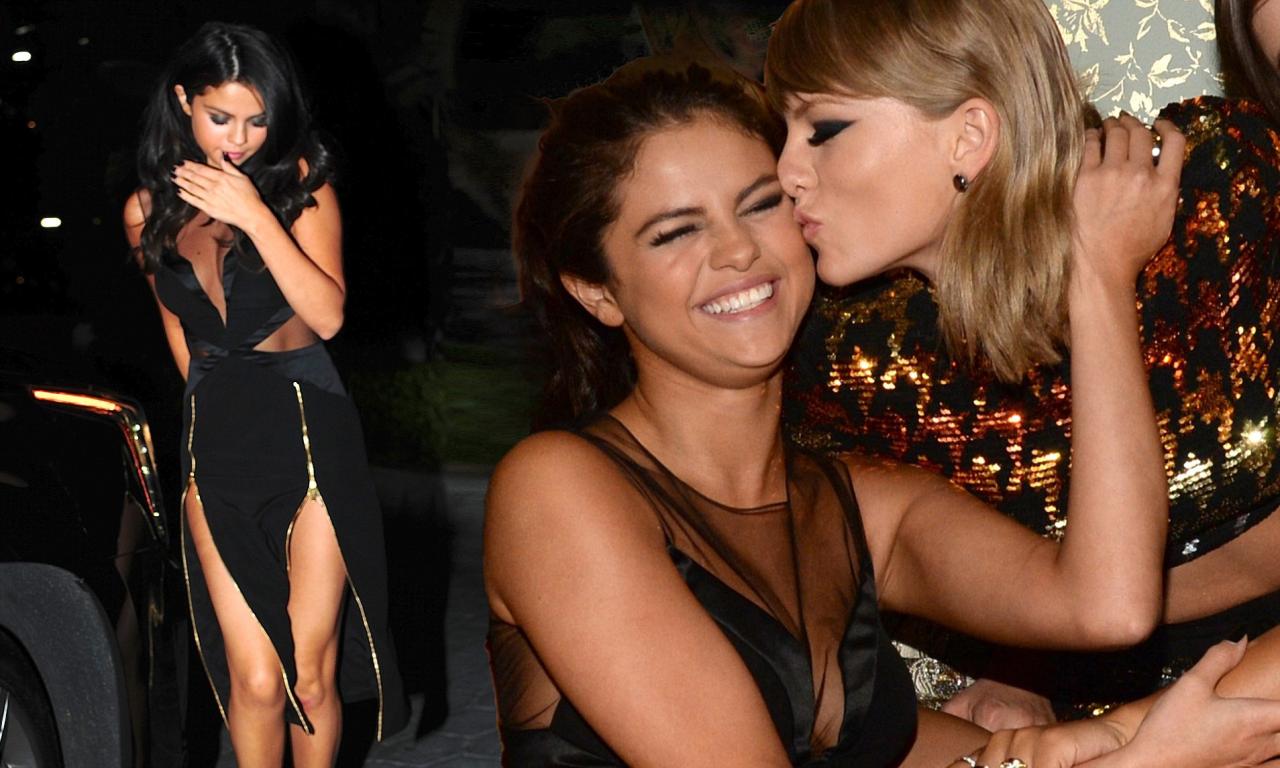 Selena Gomez and Taylor Swift celebrate VMAs Video Of The Year win | Daily Mail Online