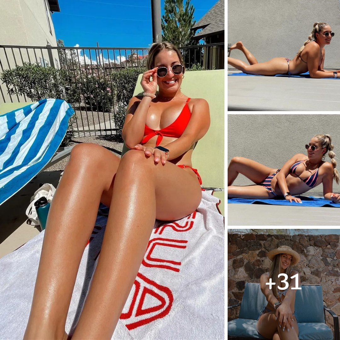 Swimmer Maddie Deucher Knows How To Rock A Red Bikini