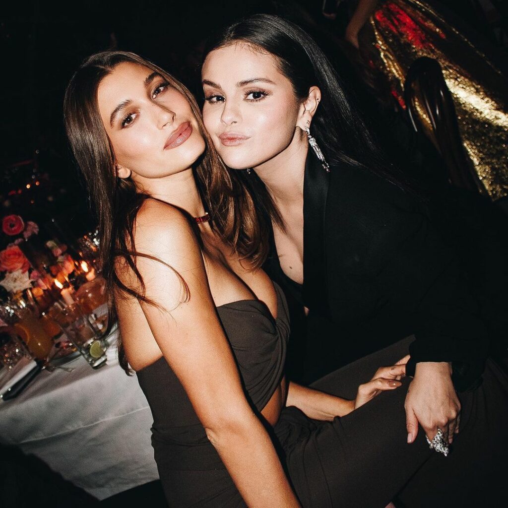 Selena Gomez and Hailey Bieber