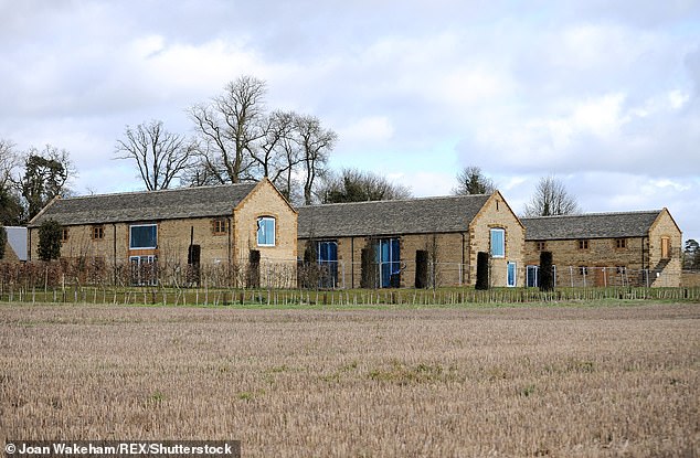 Renovations: The pair are said to be keen on putting the relaxation spot just metres away from the jetty of their proposed lake, if they can build it in the future