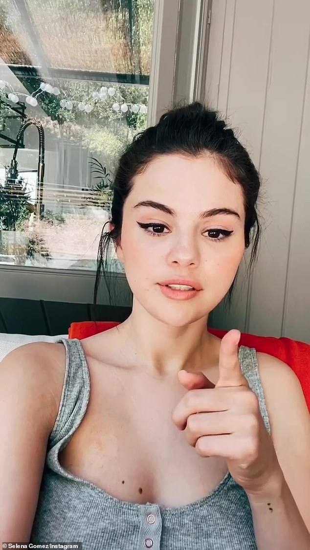 Selena Gomez returns to social media and explains her week-long hiatus in a heartfelt new video | Daily Mail Online