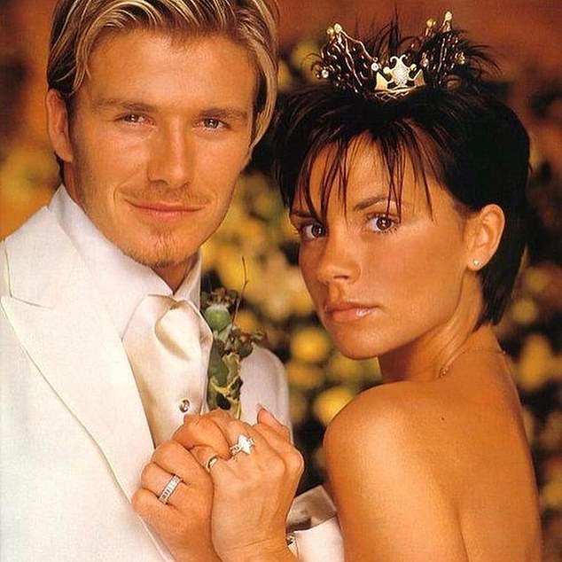 Brand Beckham was born: The Beckhams famously married in a spectacular ceremony on July 4 1999 at Luttrellstown Castle, just outside Dublin