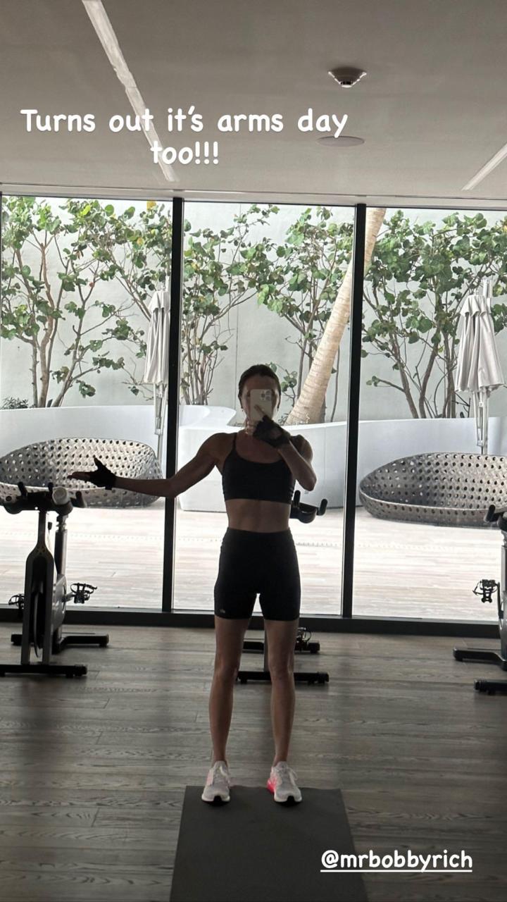 Victoria Beckham, 49, Shares How She Achieves Her Toned Abs In Intense Workout Photos