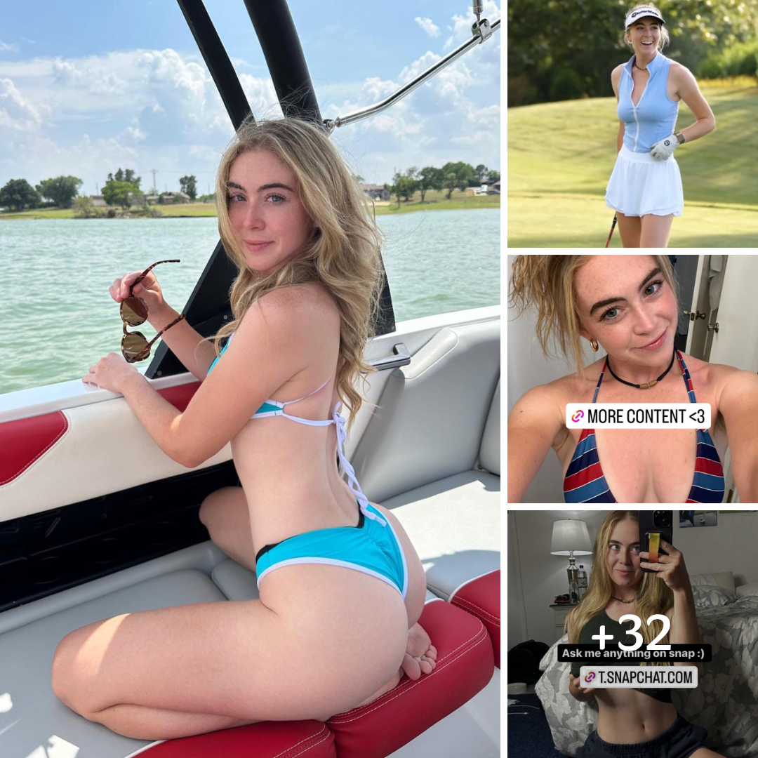 Grace Charis teases fans with sultry mirror selfie as golf influencer shows off toned abs and says ‘ask me anything’