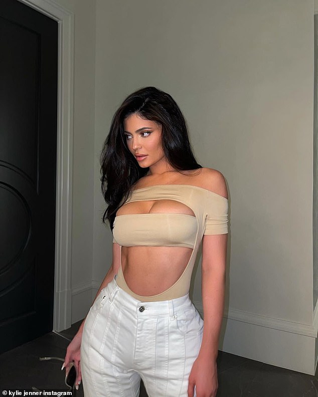 Vibes: One day prior, Kylie shared a series of snaps in the look while posing inside her .5 million Holmby Hills home she purchased last year