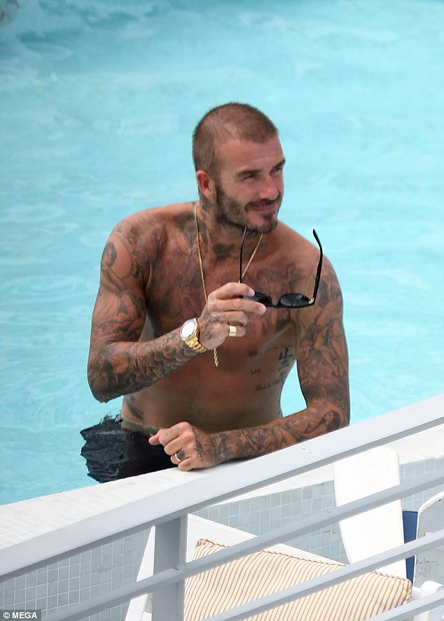 Shirtless David Beckham Shows Off His Muscly Physique Daily Mail Online |  allobricole.ma