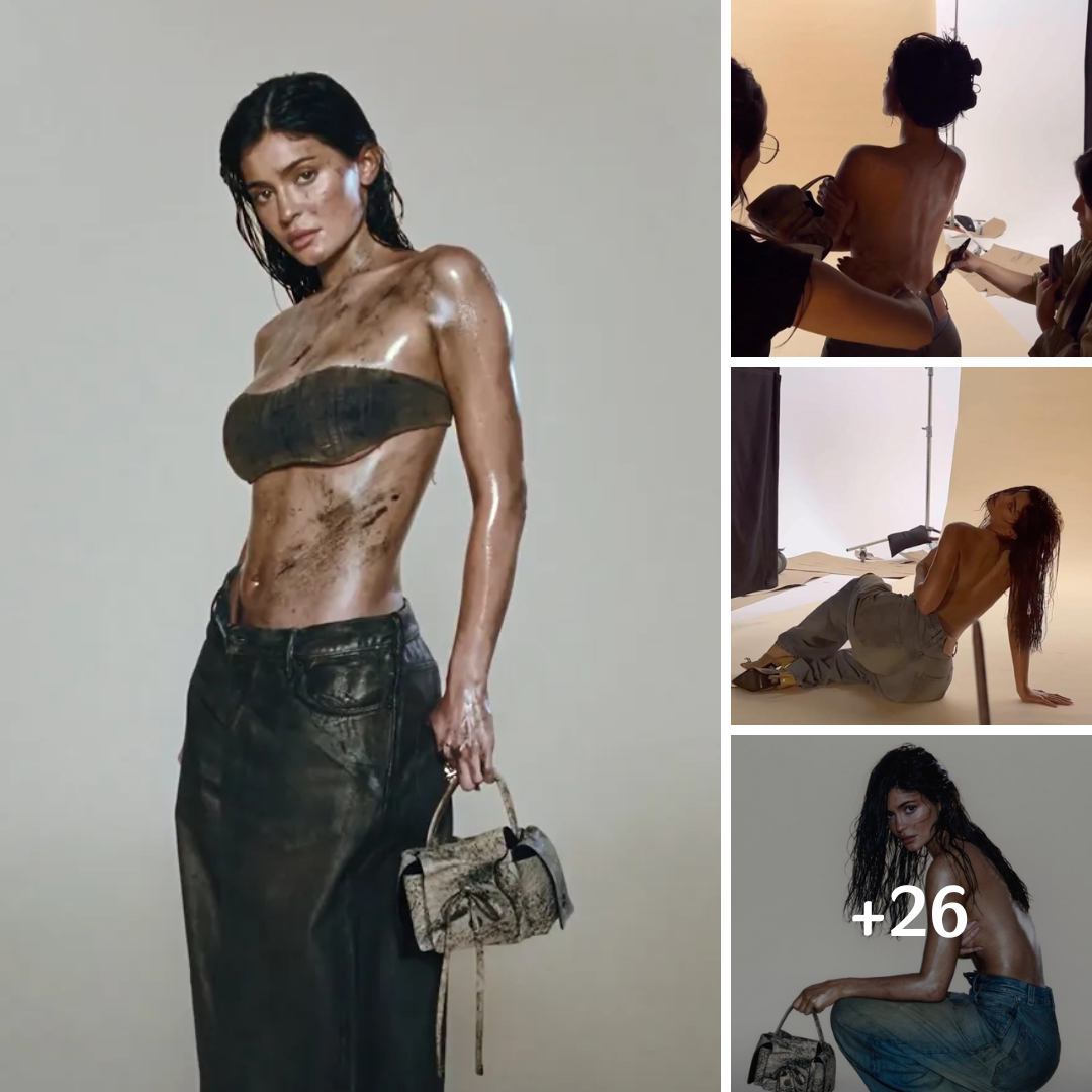 Kylie Jenner goes topless in unedited new video as she shows behind-the-scenes process of getting ‘dirty’ for photoshoot