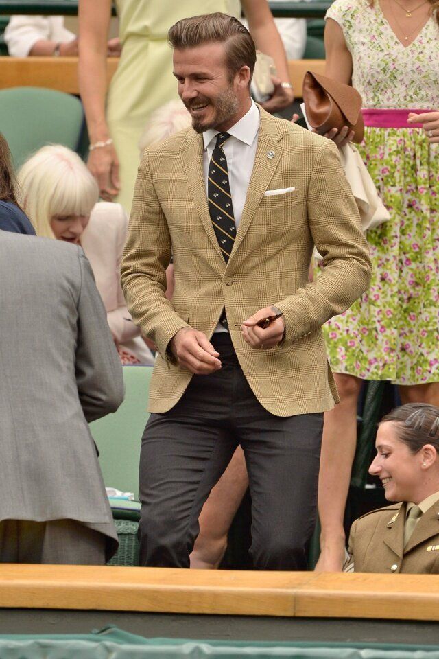 David Beckham Just Coached You (and Us) On Warm-weather Tailoring At  Wimbledon GQ India | autop.be