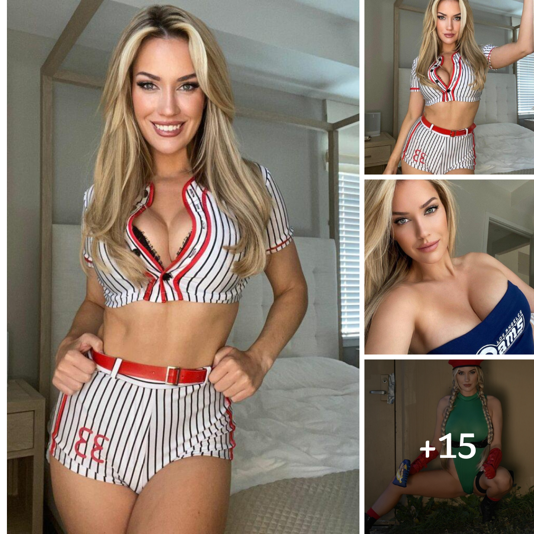 Paige Spiranac Trades Her Golf Attire For A Tight Baseball Uniform