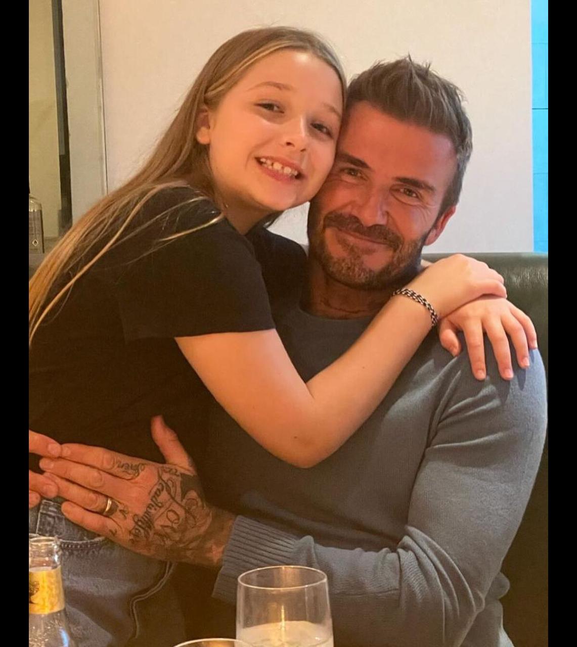 Vidéo : David Beckham est fou de sa fille Harper Seven. La tendresse qu'il  lui montre suscite pourtant des réactions négatives. - Purepeople