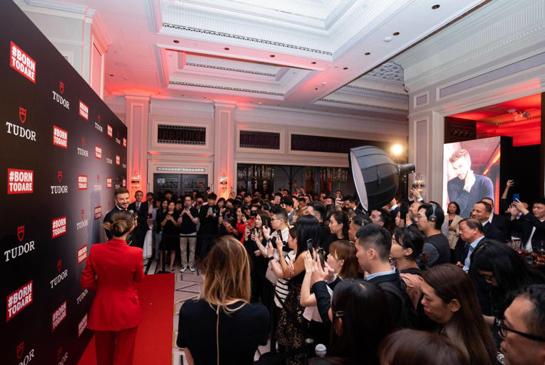 David Beckham at the Tudor event at The Londoner Macao on May 24. Photo: Tudor