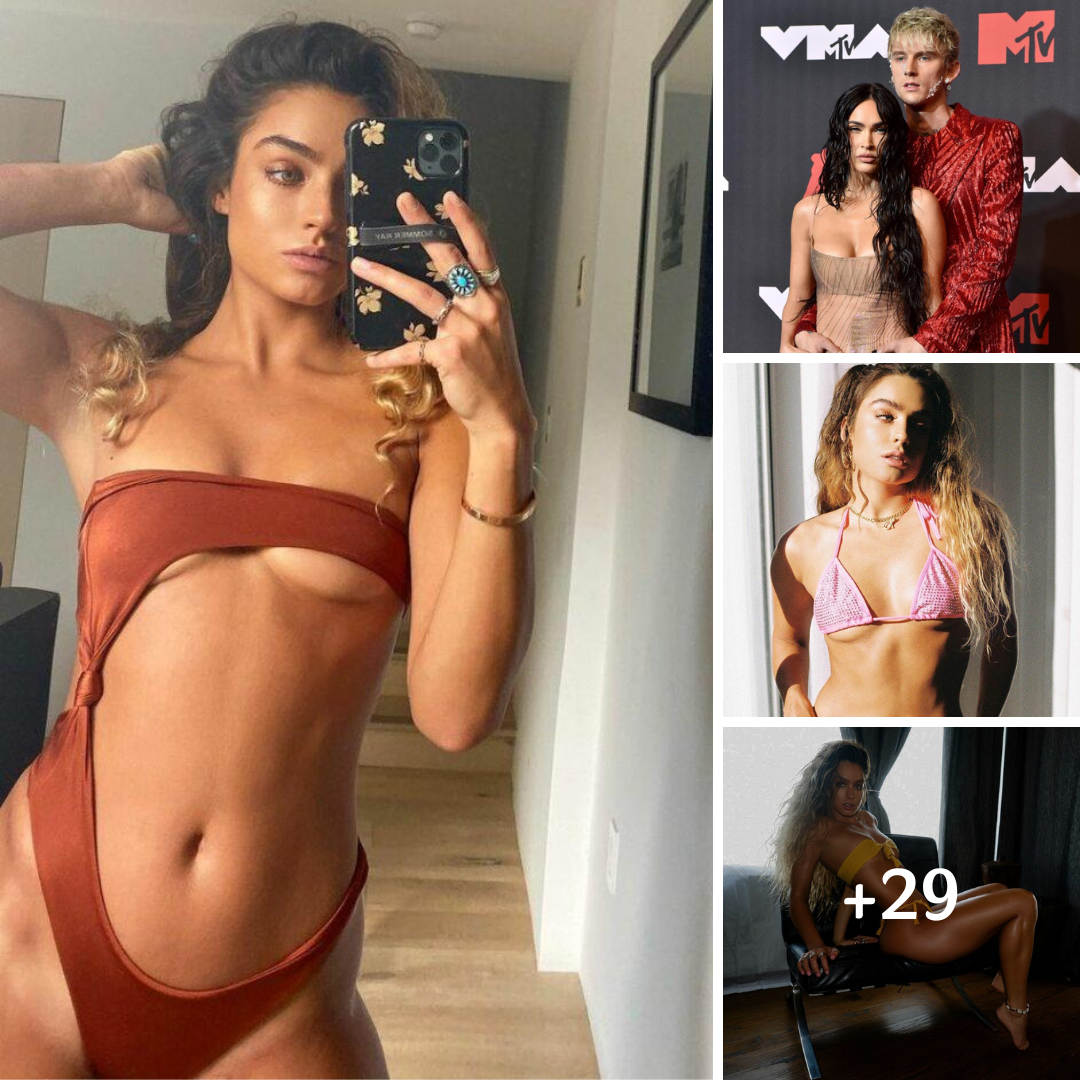 Sommer Ray Sucks On A Lollipop In Graphic Tank Top & Cheeky Skirt