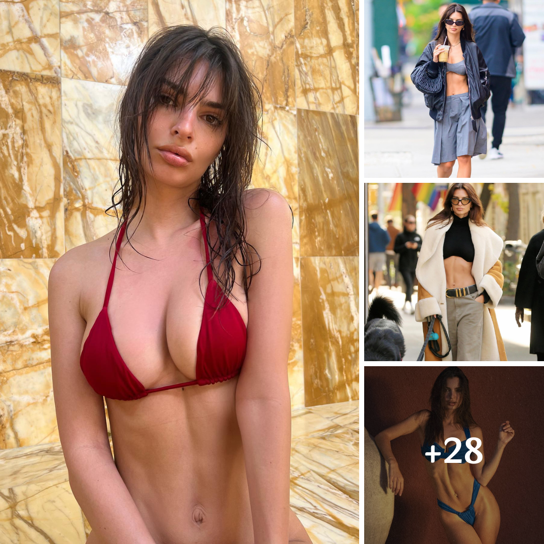 Emily Ratajkowski Braves Freezing Temperatures ‘Just To Show Her Abs’