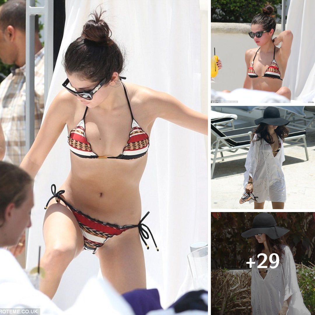 Selena Gomez lounges poolside by the shores of Miami… one day after media tour in Boston