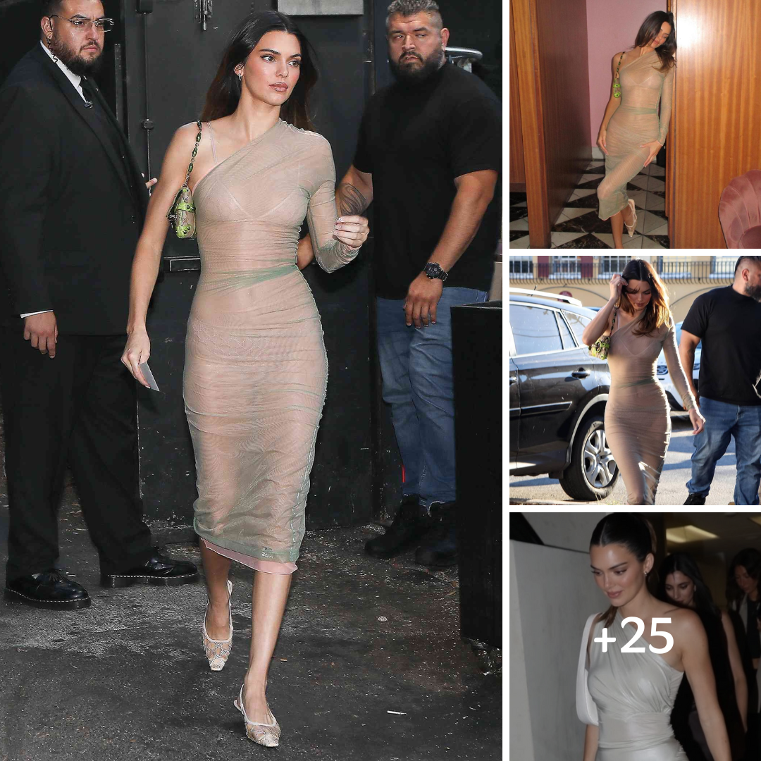 Kendall Jenner Leaves Little To The Imagination In Racy Sheer Dress At 818 Tequila Party