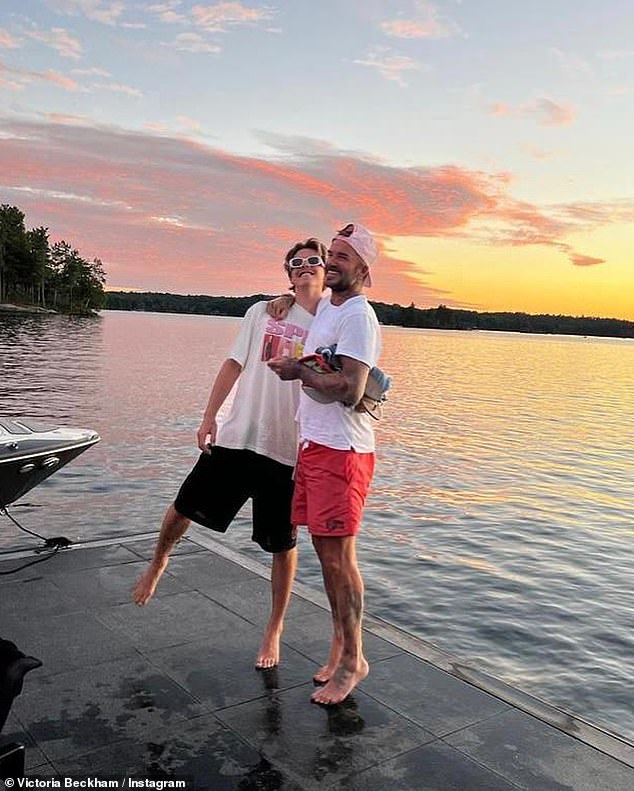 Cruz shared a snap of him and his father on a beach and penned: 'Happy birthday old man, you inspire me every day'