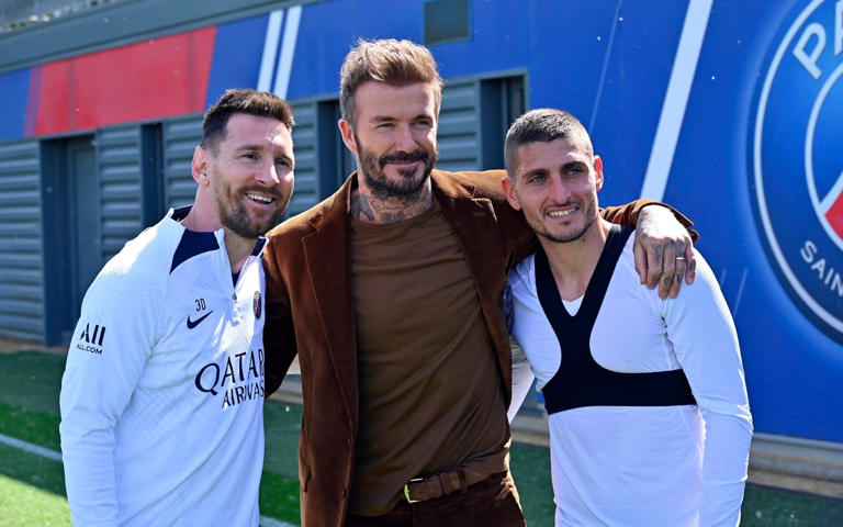 Lionel Messi (L) David Beckham (C) Marco Verratti (L) - Lionel Messi at Inter Miami is David Beckham's American Dream 16 years in the making - Getty Images/Aurelien Meunier