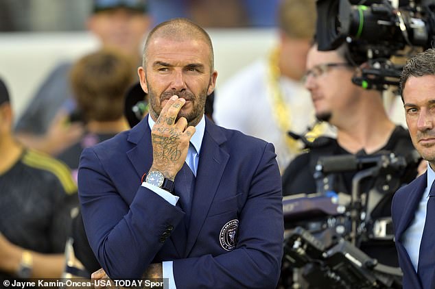 Tense! Inter Miami co-owner David Beckham proved splashing the cash on mega-signing Lionel Messi paid dividends on Sunday, as he watched the football legend help Inter Miami thrash LAFC