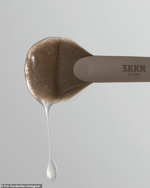 The brush is also coming soon to the site for purchase, used to apply the mask on the face