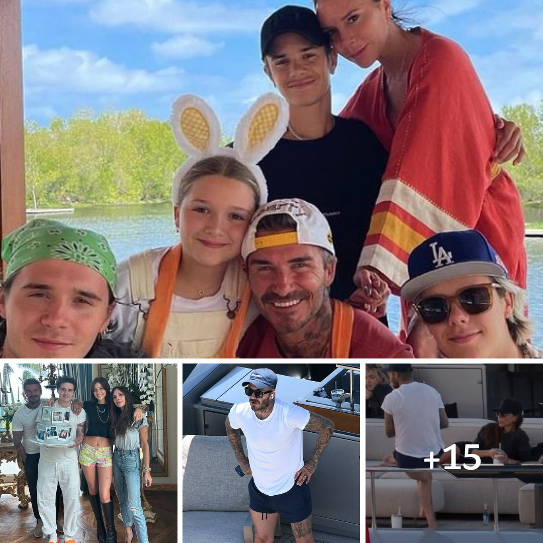 Victoria and David Beckham enjoy Easter trip on their £5m superyacht in Miami