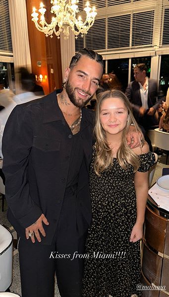 Maluma And Harper Beckham