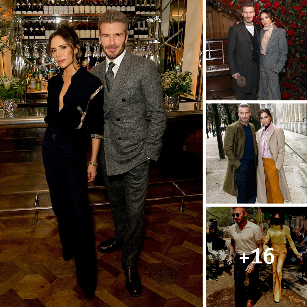 David and Victoria Beckham are masters of simple but (very) effective couple dressing