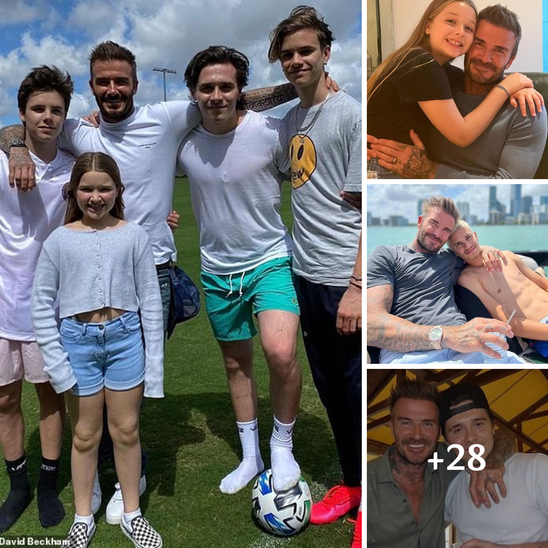 David Beckham shares special tribute to fatherhood and his four children