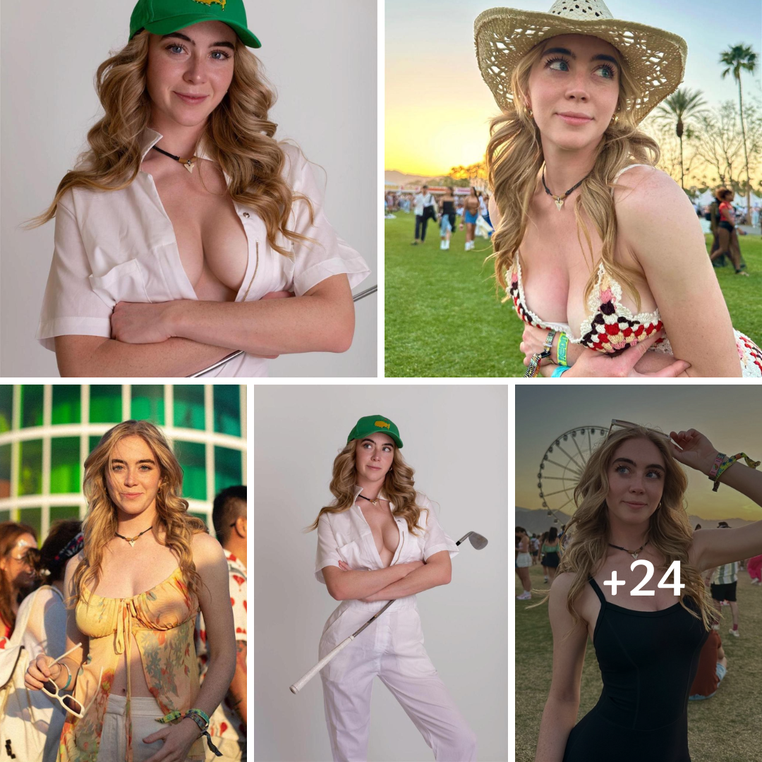 Golfer Grace Charis In Bodysuit Teases A Busty Display At Coachella