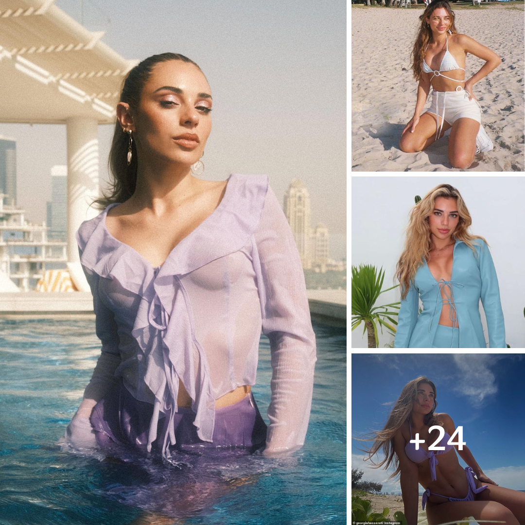 Georgia Hassarati Swims Like A Mermaid In BTS Cosmopolitan Middle East Shoot