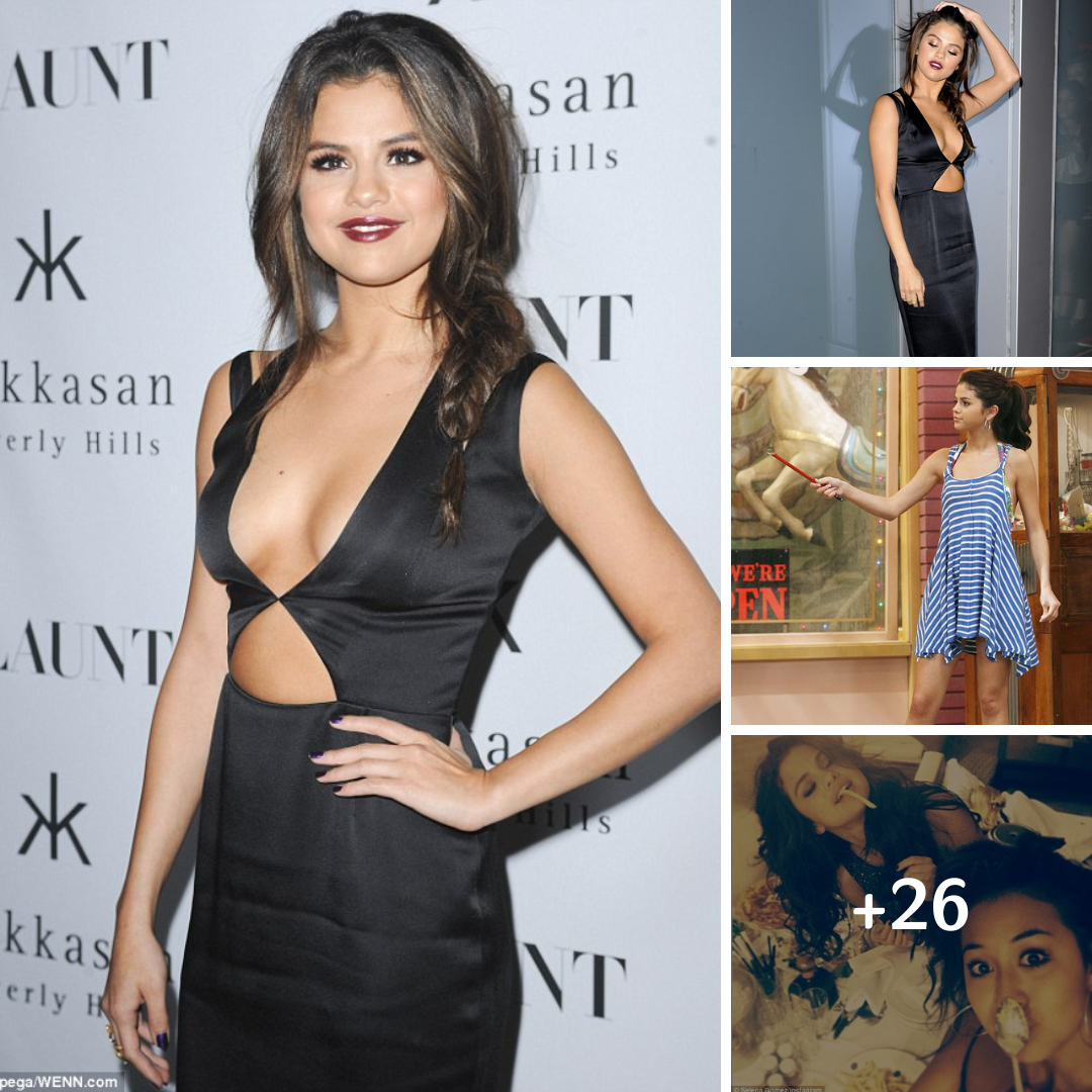 Selena Gomez looks girly as she chews on french fry… just days after vamping it up at magazine party