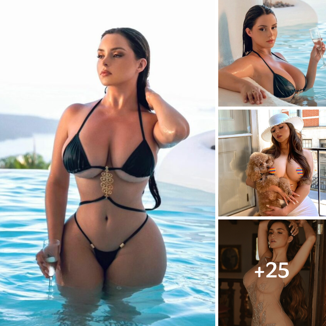 Demi Rose In Her Little Black Bikini Looks Like A ‘Golden Girl’