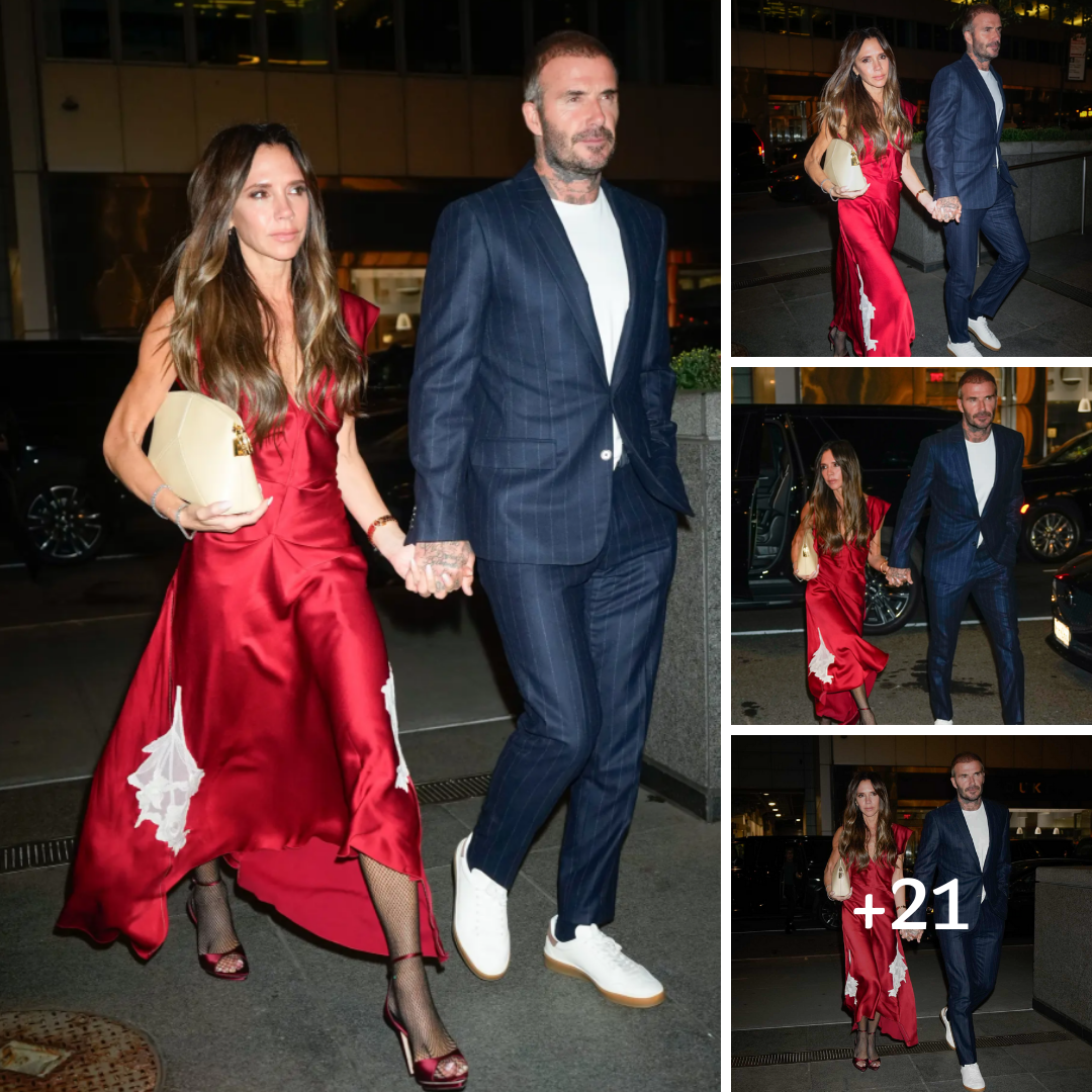 Photos: David Beckham, wife serve posh, power couple look on NYC dinner date