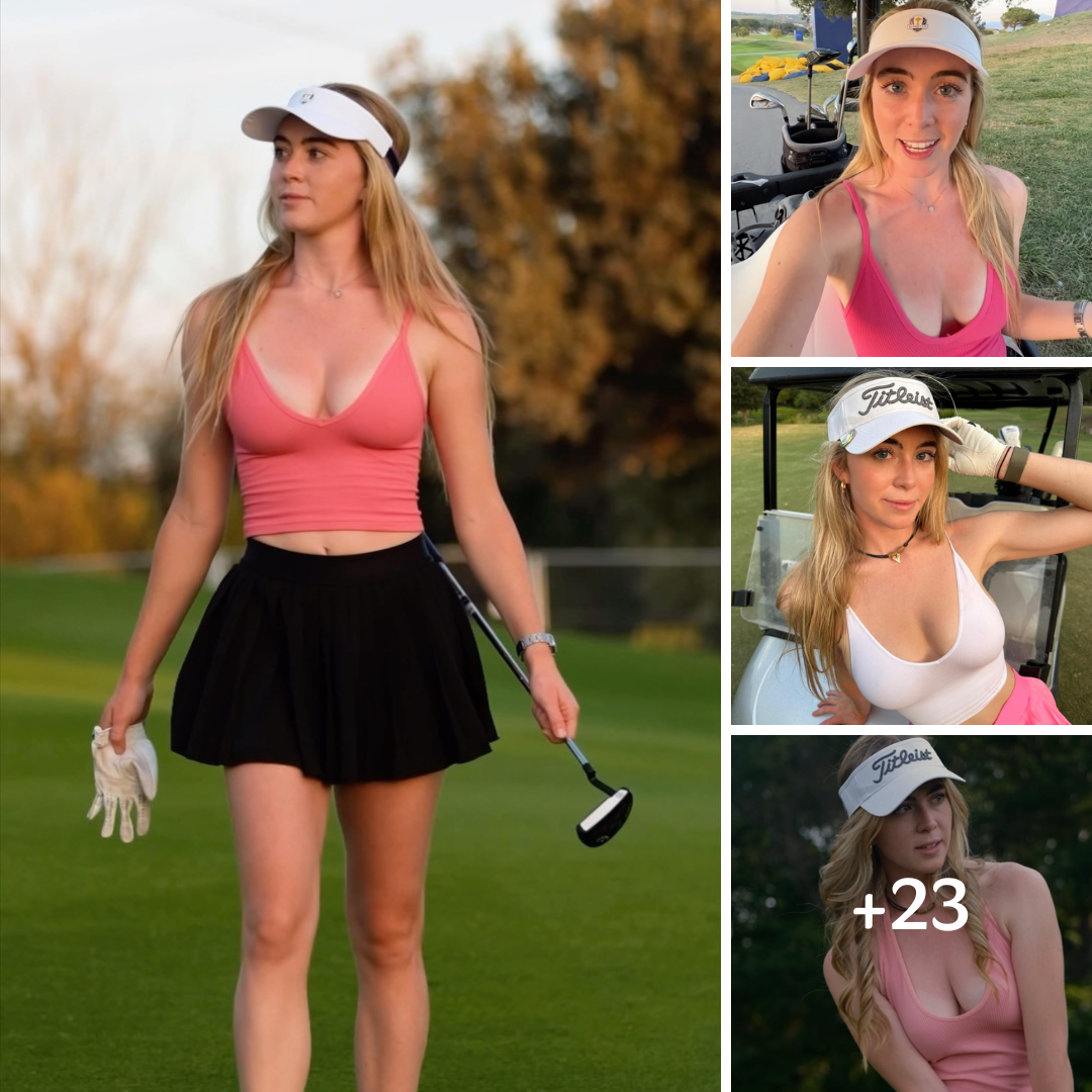 Golfer Grace Charis In Her Tiny Pink Crop Top Gives ‘Barbie’ Vibes