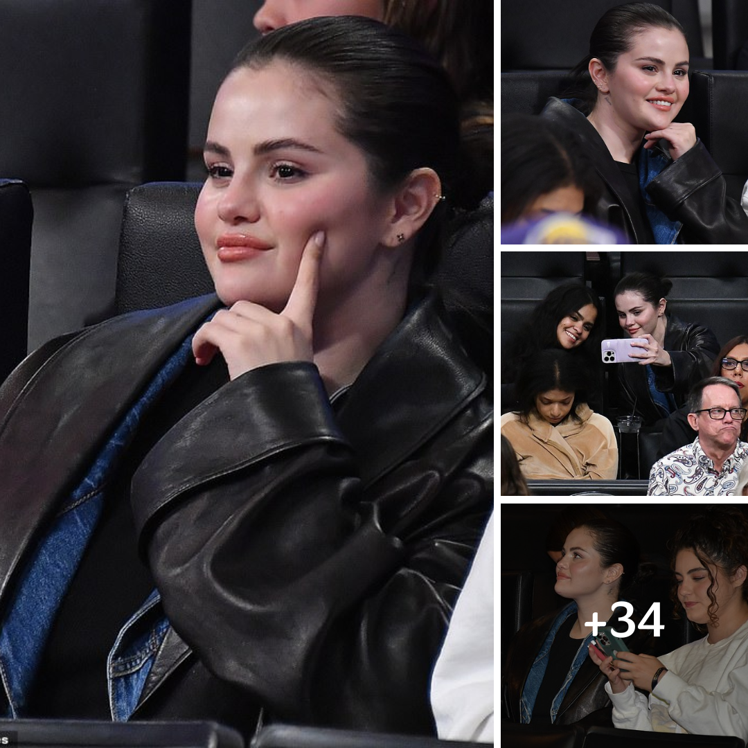 Selena Gomez flashes her cute smile while attending Los Angeles Lakers game with friends and family after laying off social media amid unrest