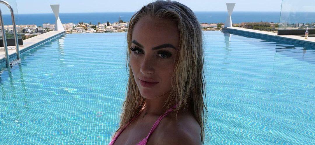 Swiss Soccer Star Alisha Lehmann Sizzles In Poolside Downtime