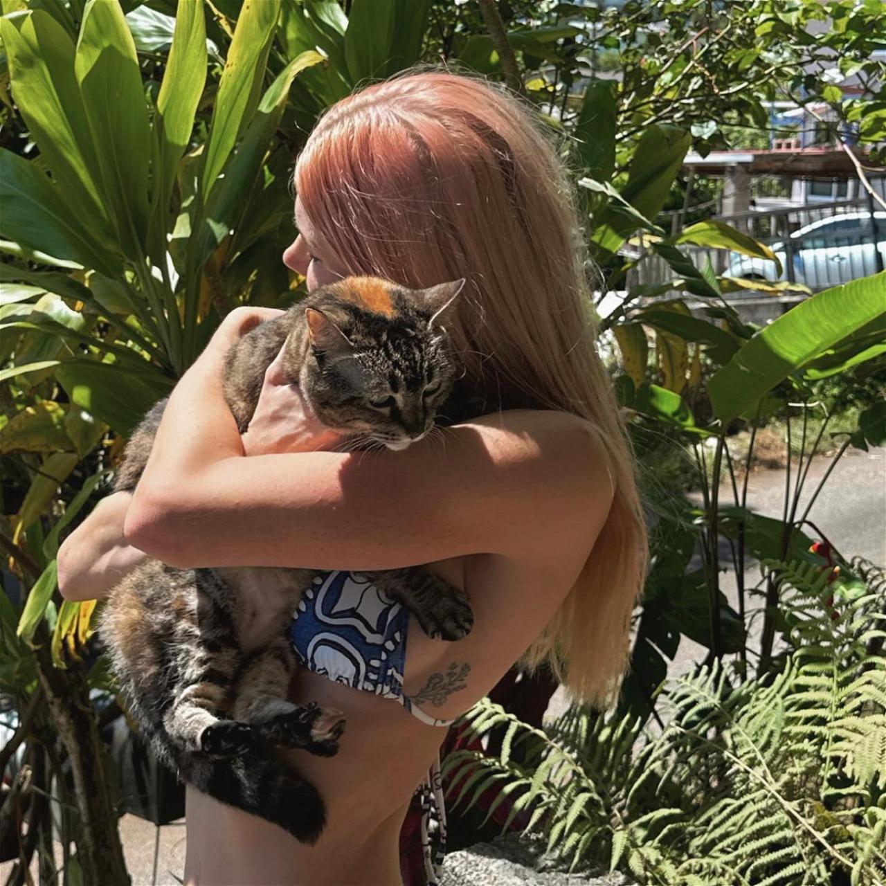 Brittan Byrd In Drawstring Bikini Is ‘A Feline Person’