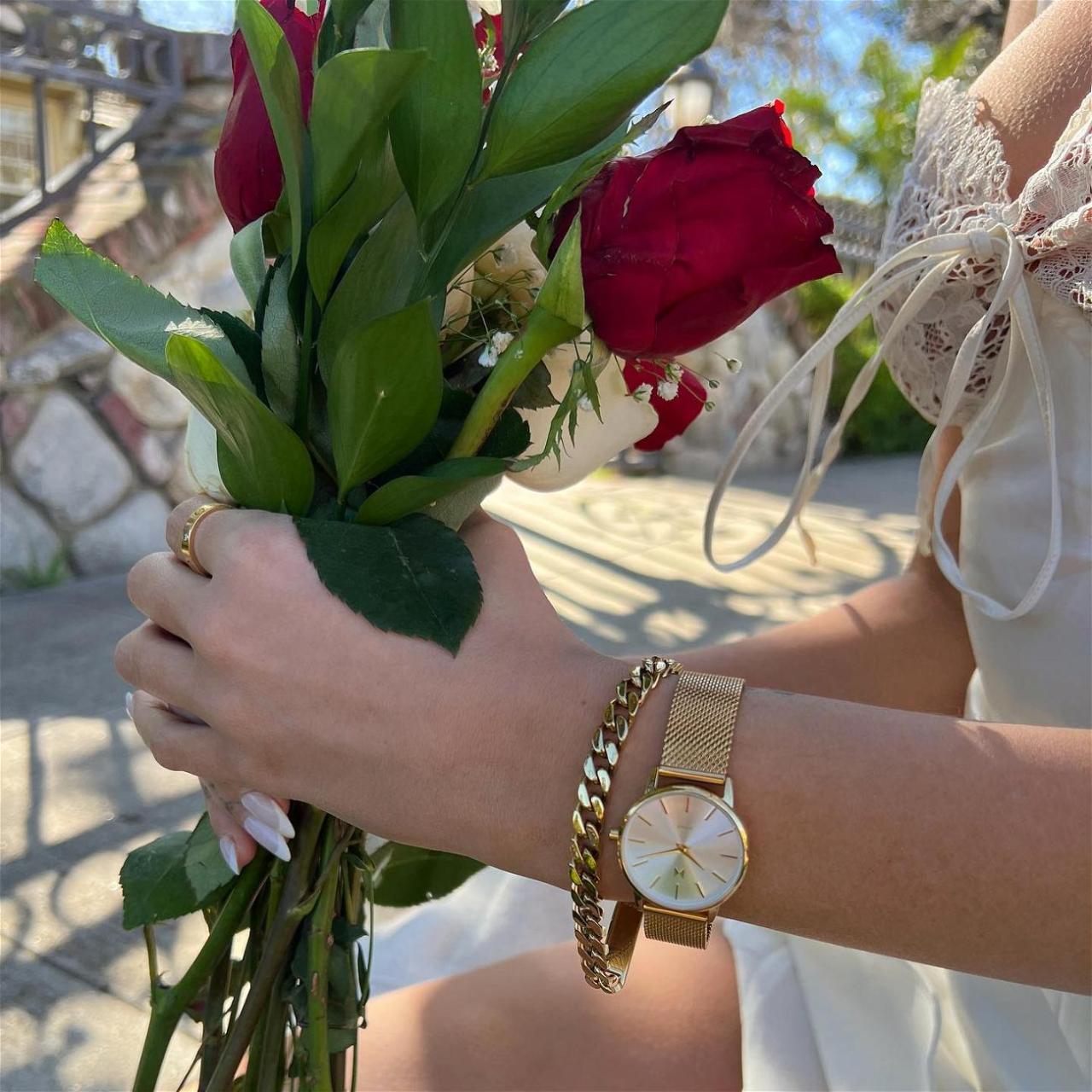 Carly Lawrence Is Ready For Valentine's Day In A Revealing White Dress