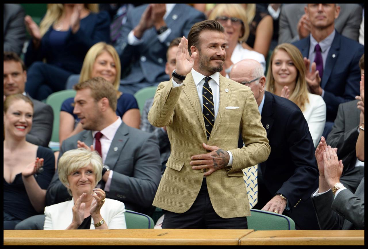 Do You Need to See David Beckham Being Hot at Wimbledon in 2014? - Go Fug  Yourself