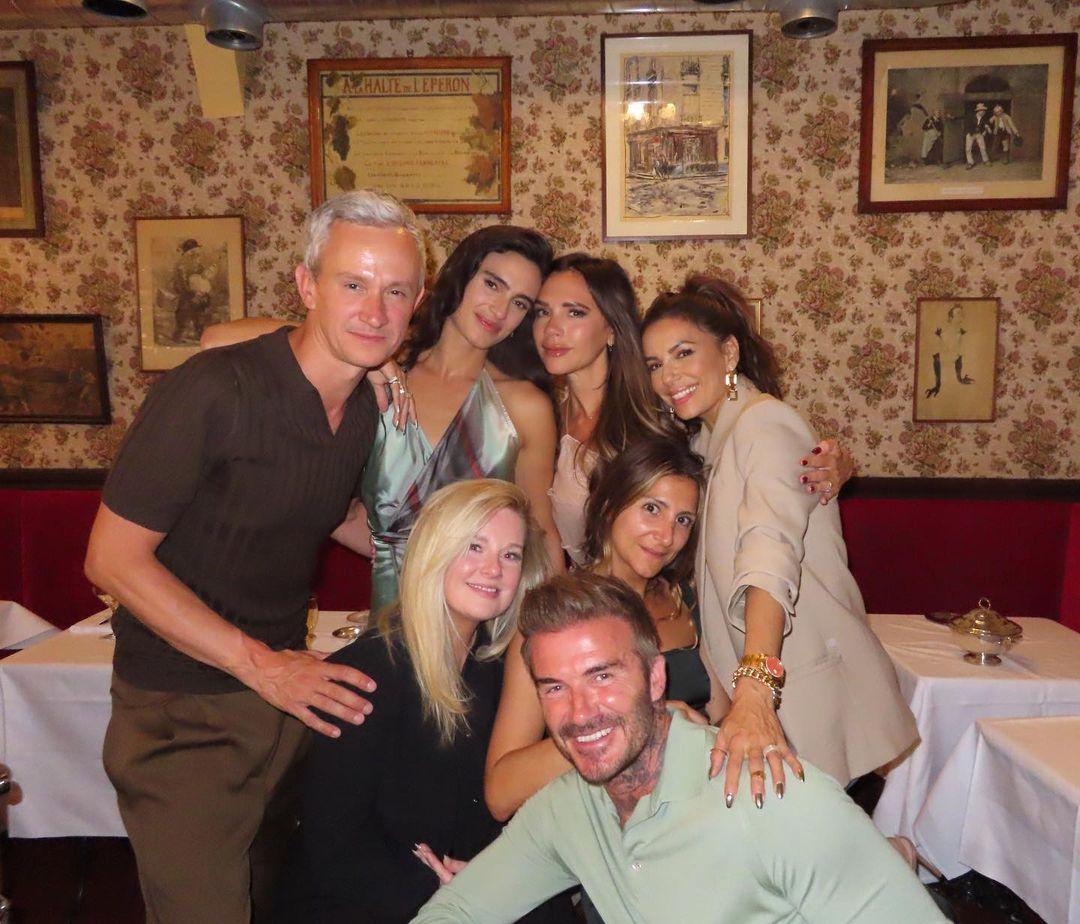 Victoria Beckham, BFF Eva Longoria and David Beckham hang out in France with friends