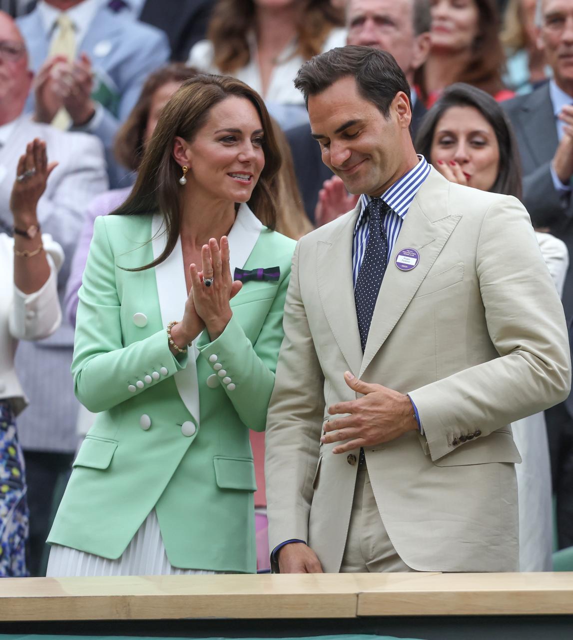 Kate Middleton et Roger Federer, une princesse et un roi (du tennis) à  Wimbledon | Vanity Fair